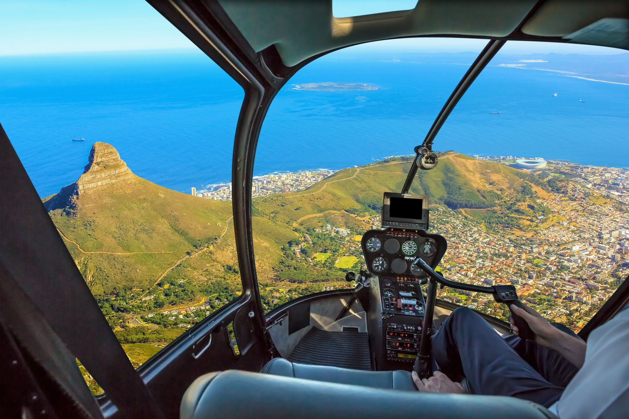 Cape Cadogan Helicopter Experience - View from above