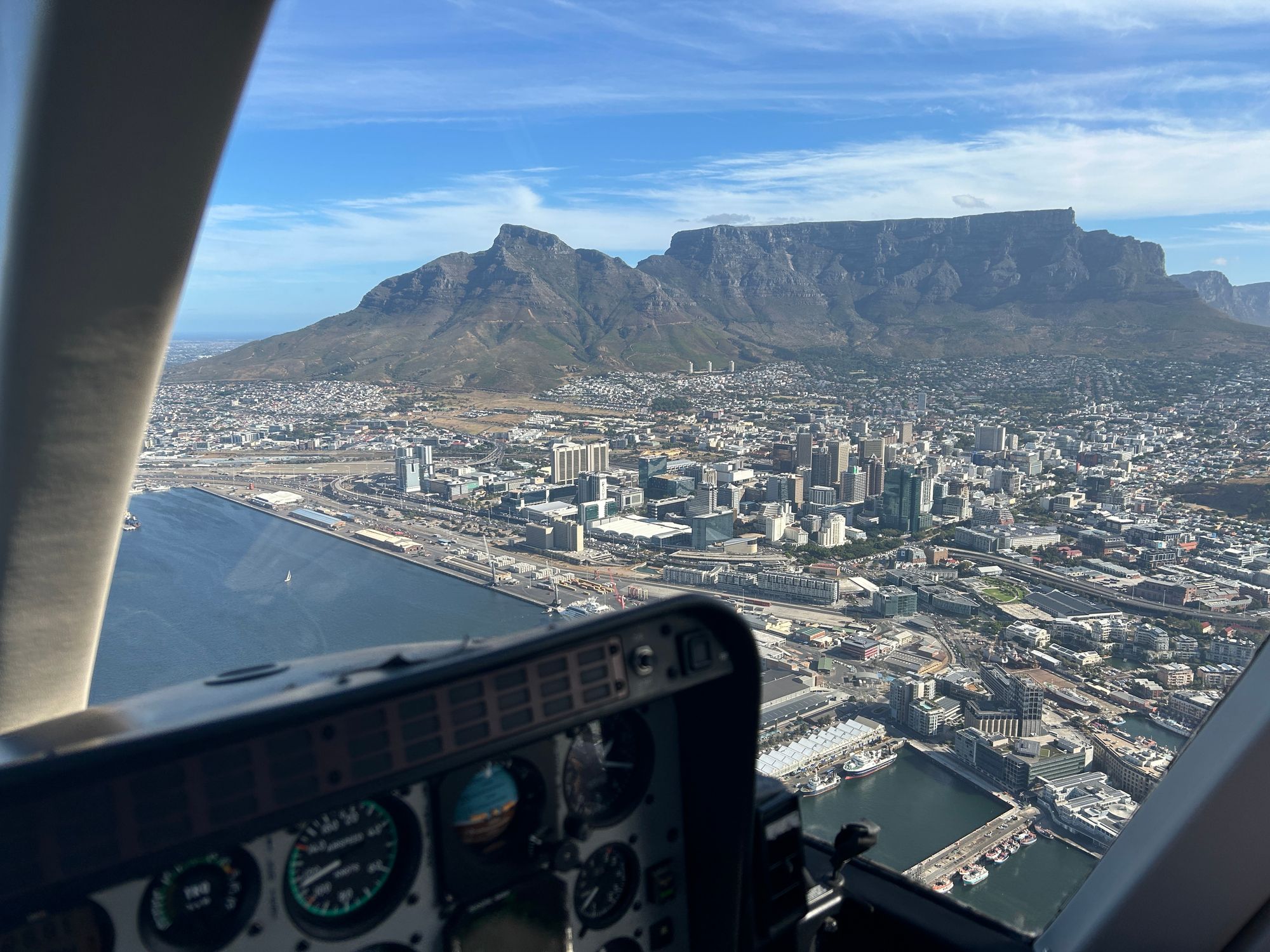 Cape Cadogan Helicopter Experience - City from above