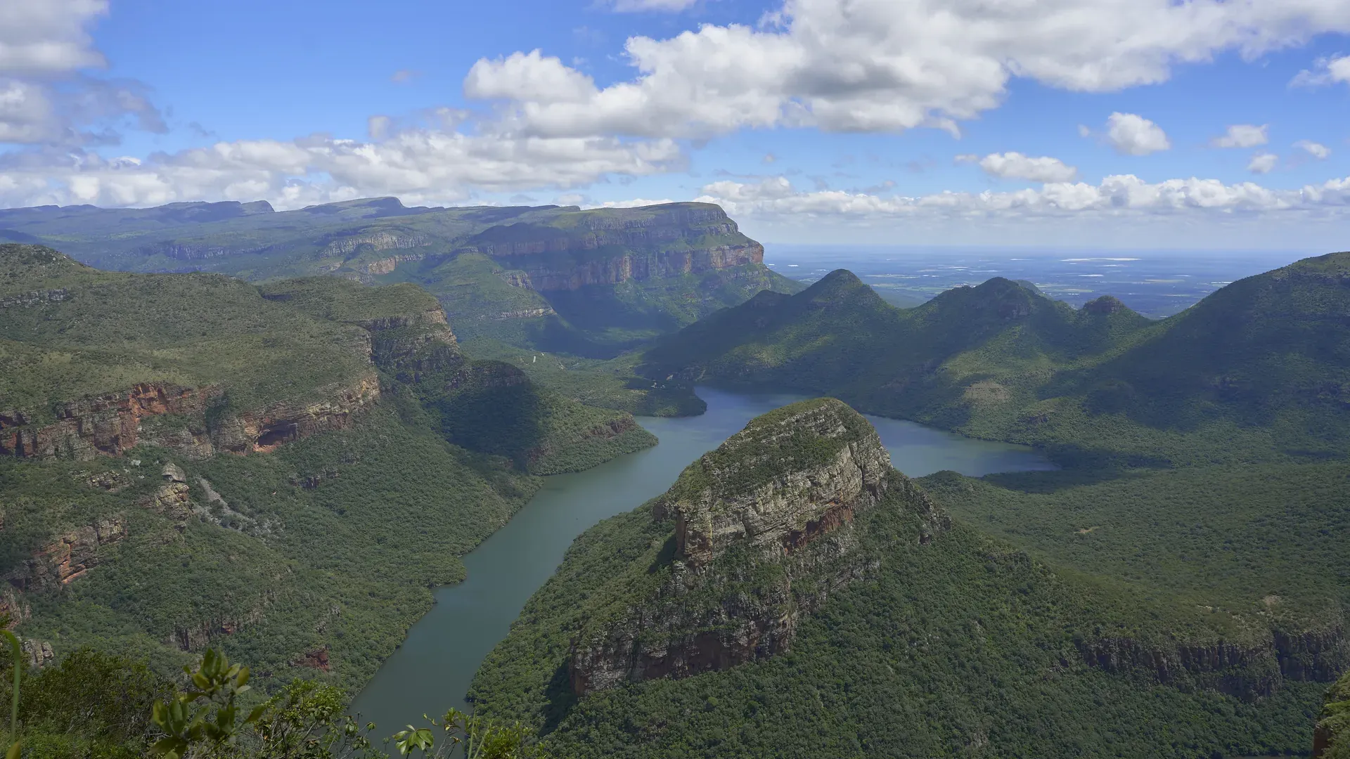 Blyde Canyon dramatic landscape.